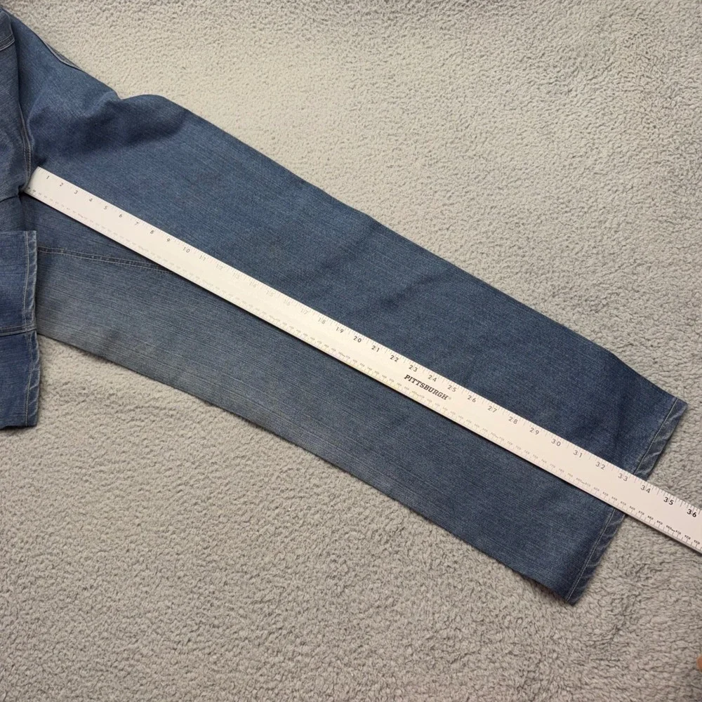 Marithe Francois Girbaud 6445 Mens 40 Vintage Y2K Straight Leg Denim Blue Jeans